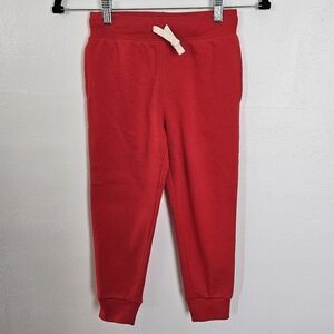 The Childrens Place Red Sweatpants Joggers Pants Kids Size 5/6 Small